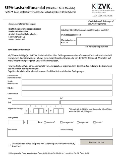Formularüberprüfung und -validierung des SEPA-Lastschriftmandat-Formulars der EON Energie Deutschland